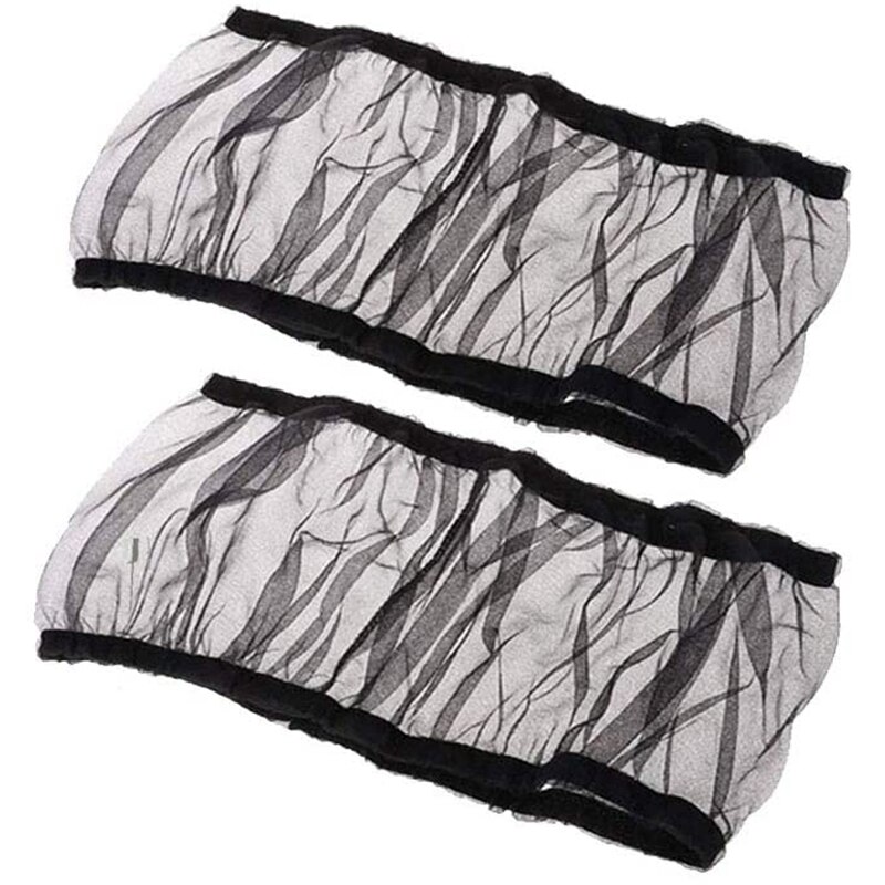Housse pour Cage à oiseaux, 2 pièces, Cage à perroquet, jupe en maille Nylon, accessoires pour Cage à oiseaux (noir): Default Title
