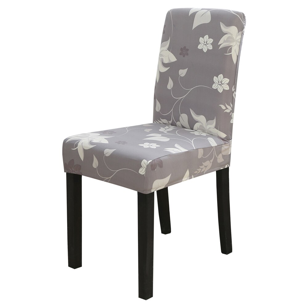 Elastische stoelhoes van spandex, woonkamer, eetkamerstoel, stretch, moderne bloemenprint, keuken, restaurant, hotel, hoes: 8-1pc