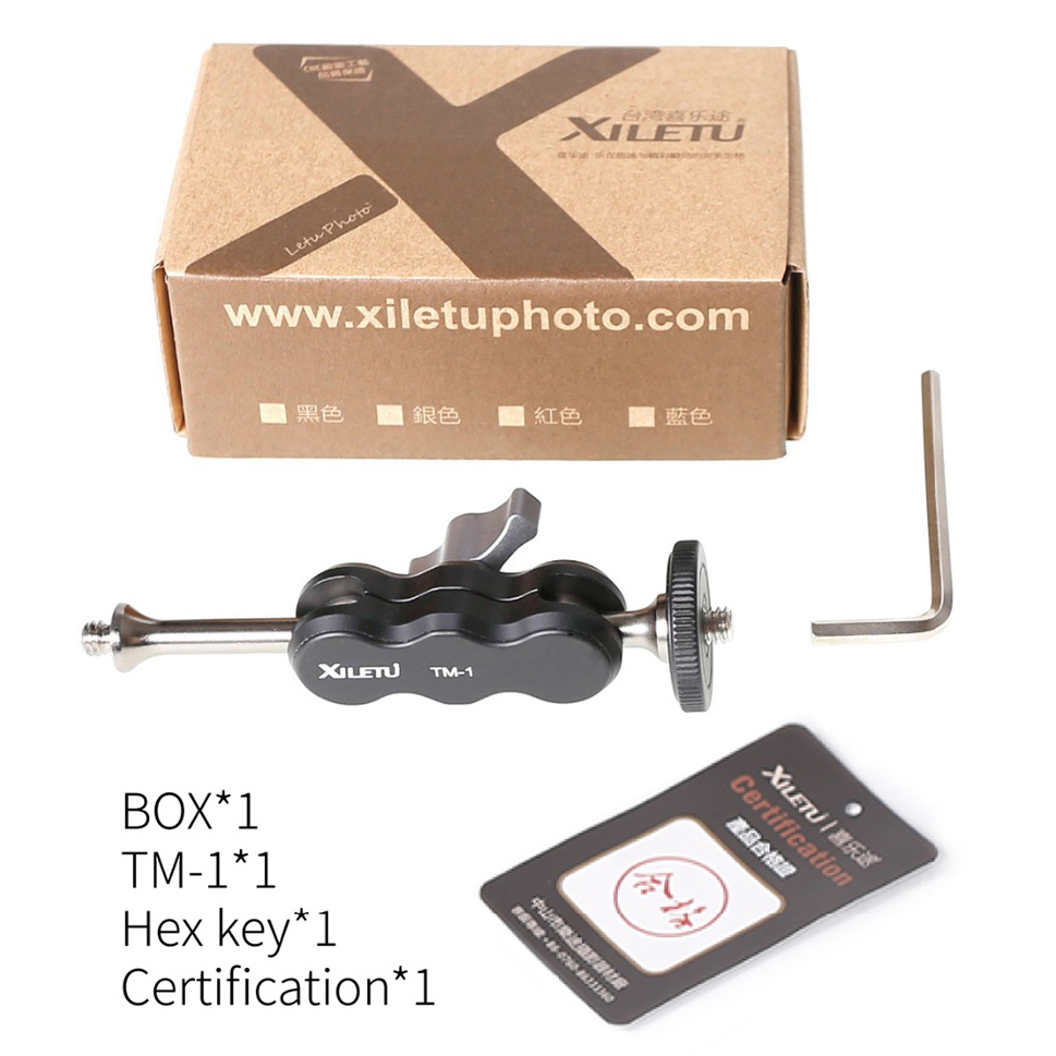 Tripé xiletu embutido para câmera mini universal braço externo parafuso 1/4 &#39;&#39;para flash light microfone fone telefone suporte de montagem