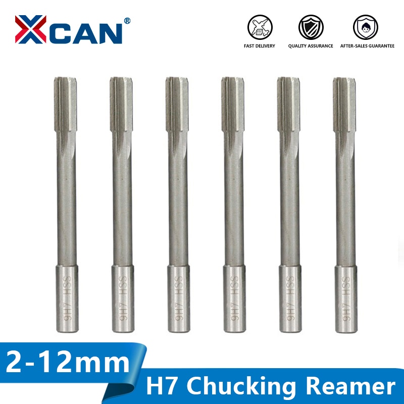Xcan Hss Opspannen Ruimer H7 2.0-12Mm Machine Ruimer Rechte Shank Frezen Opspannen Ruimer
