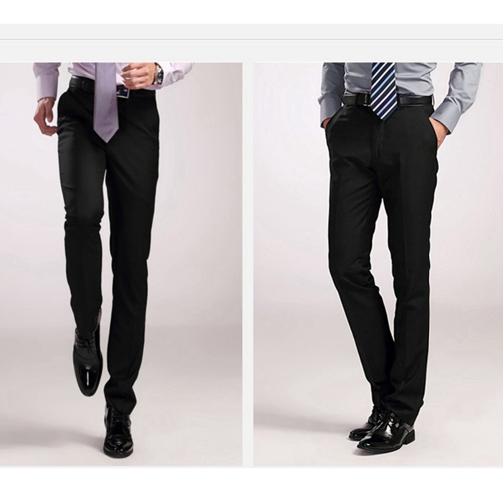 Herretøj let pleje bukser i western-stil herre slanke bukser i western-stil , jakkesætsbukser til mænd , kjolebukser