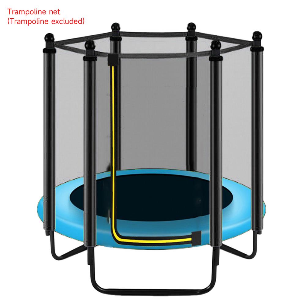 6-polig 1.2/1.4 m rund Kinder Mini-Trampolin gehäuse Netz polster wetterfester Trampolin-Netzwerks chutz