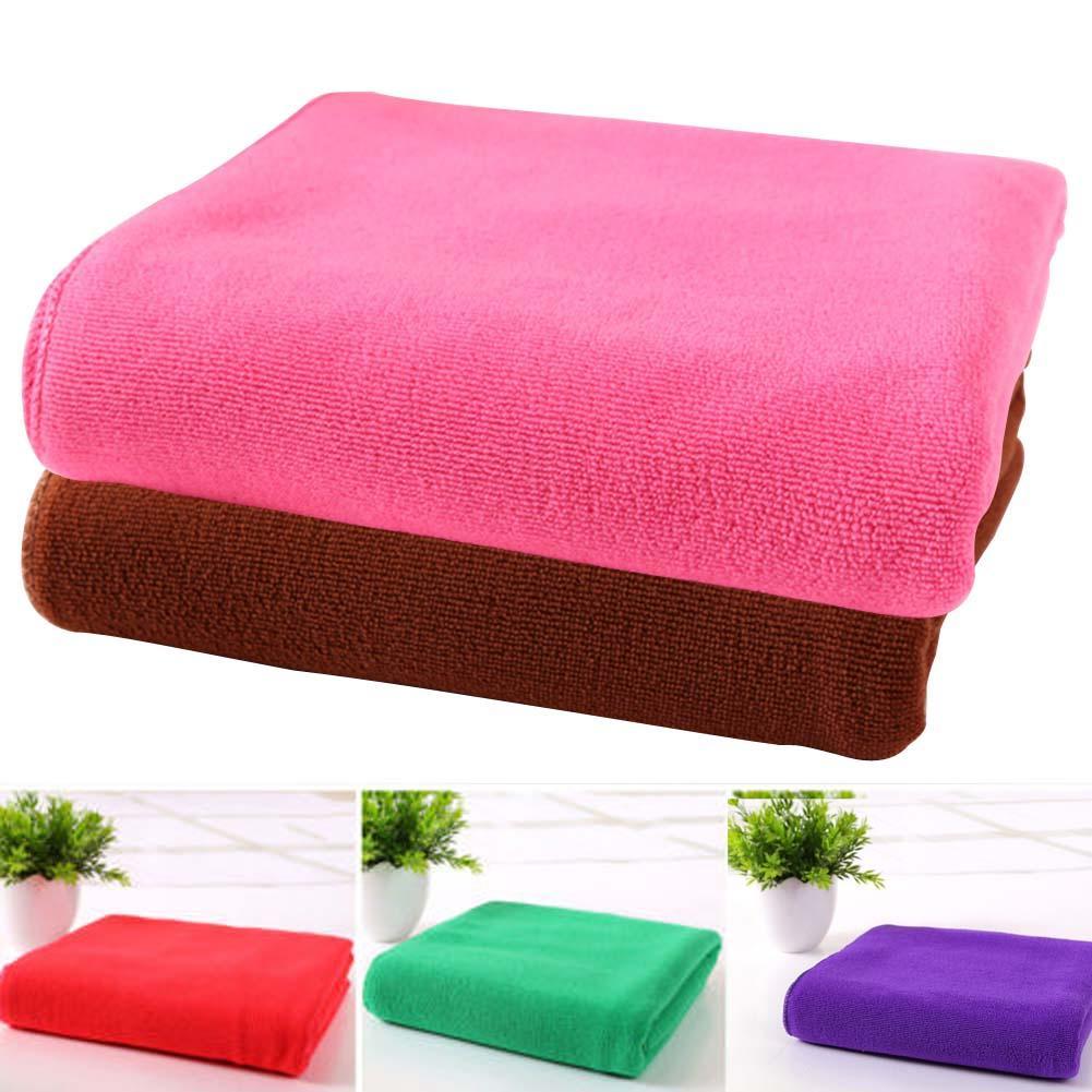 25*25 cm all'ingrosso quadrato di colore della caramella viso mano auto asciugamani di stoffa pratico di lusso fibra morbido cotone pulizia della casa towel calda a391