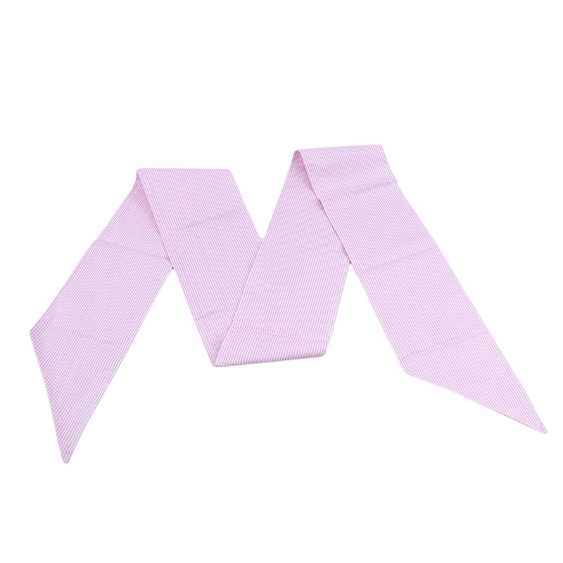 Soft Cotton Newborn Baby Swaddle Wrap Bow Tie Decoration Belt Newborn Infant Photography Props Accessories: pink stripes
