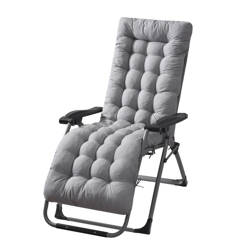 Coussin de chaise de Patio | Chaise longue d'extérieur, chaise de pont à bascule, siège de banc, matelas, sans chaise: Gray