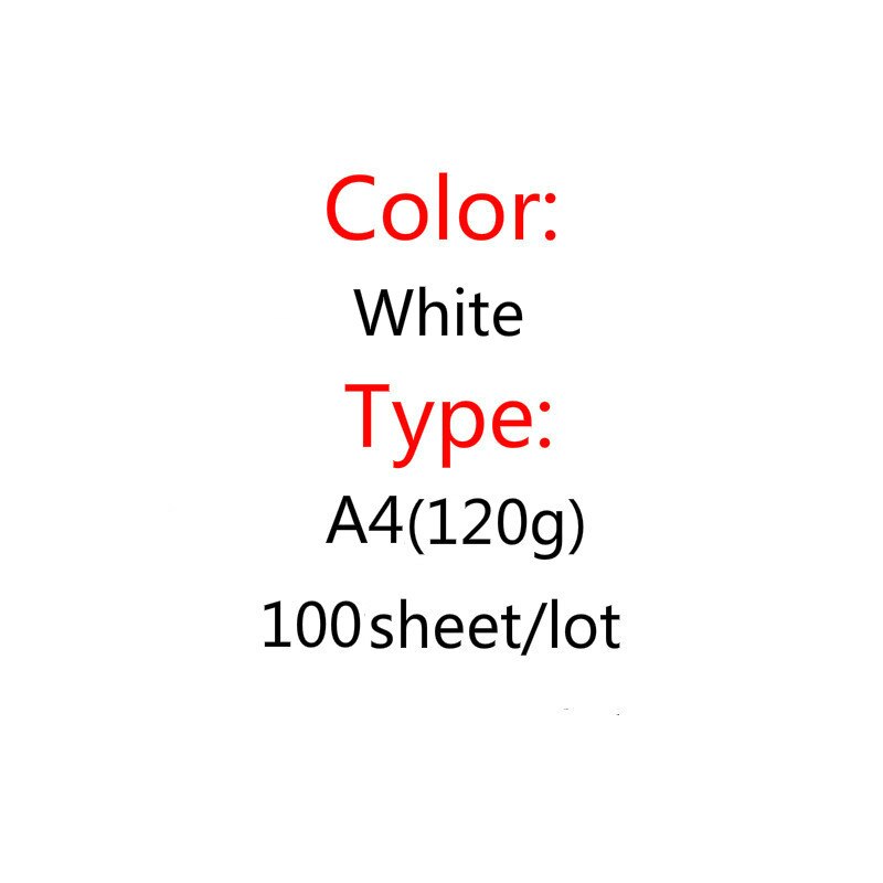 A4/A3/4K/8K Black/white Hard Card Paper DIY Upscale Children Handmade Copy Paper: J