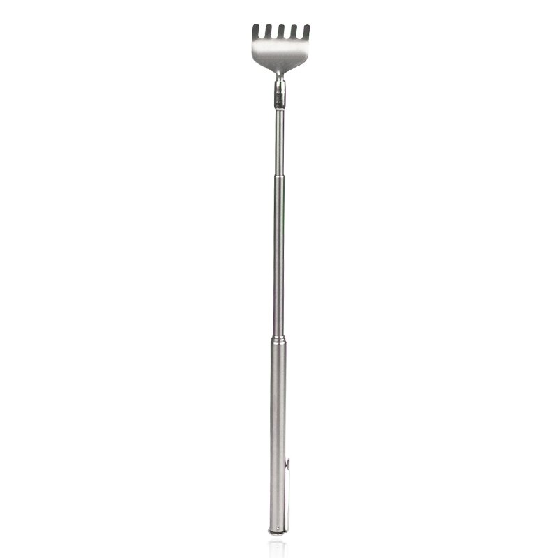 1pc Practical Handy Telescopic Back Scratcher Stainless Itch Scratch Back Scratcher Pocket Scratching Massage Tools: Default Title