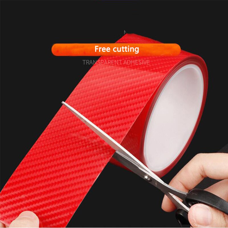 Fahrrad Aufkleber Rahmen Schutz Für MTB Rennrad Kette Schutz Aufkleber 3M 5M 10M rot Kohlenstoff textur 0,6mm Dicke
