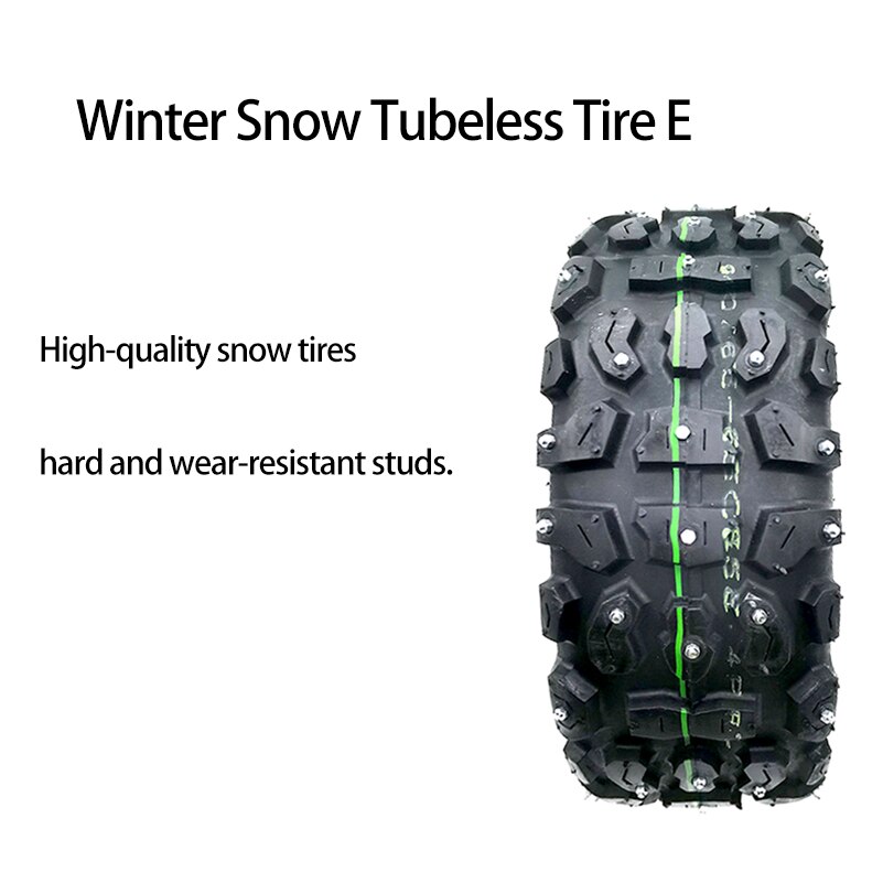 90/65-6.5 City Road Off Road Winter Snow Tires 11 Inch Tubeless Tire for Dualtron Ultra Speedual Plus Zero 11x Electric Scooters: Snow Tire E
