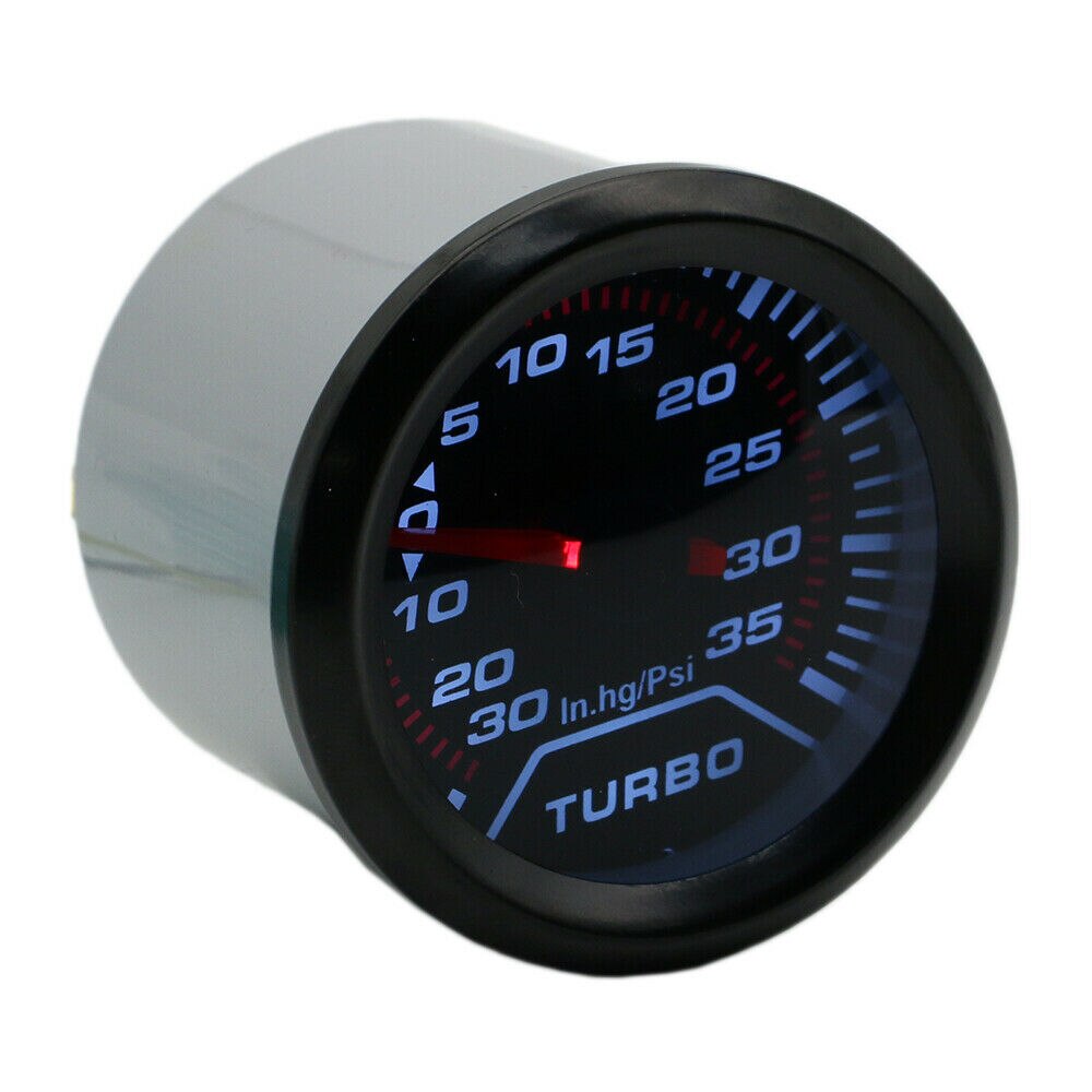 Universal Turbo Boost Gauge Car Kit DC (10-15V) 12V PSI Pressure & 1 ...