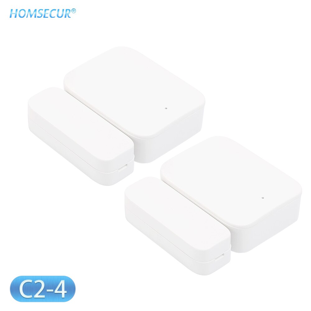 HOMSECUR Tuya LoT Platform Wireless WIFI GSM-2G SMS Smart Home Security Alarm System (Optional PIR Door Sensor Remote Control): Door Sensorx2