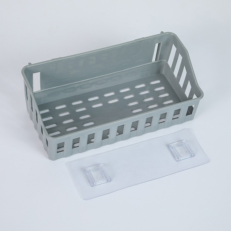 Organizador de estantes de baño sin taladro, estante de almacenamiento de ducha, soporte de champú de plástico para inodoro, montaje en pared, accesorios de baño: Bronce