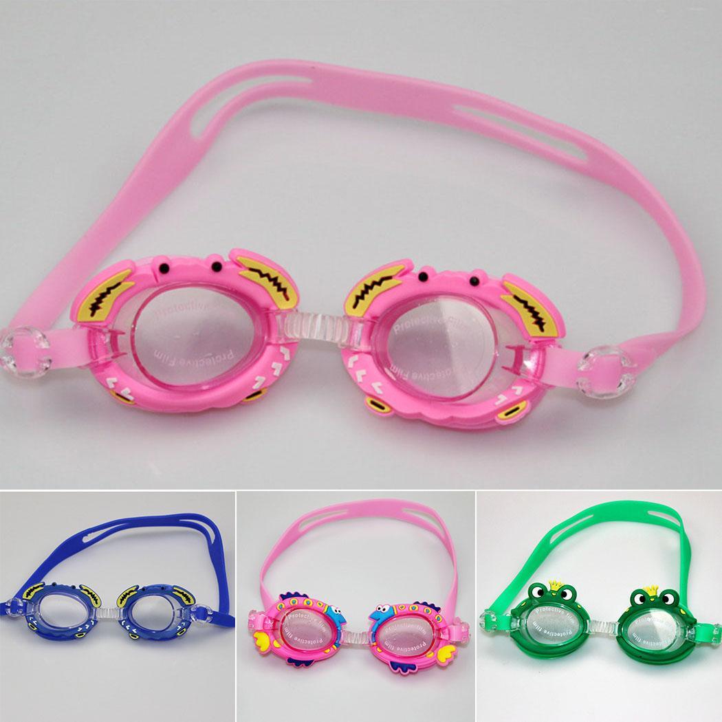 Children Cute Animal Shape Waterproof Soft Anti-fog Swimming Goggles