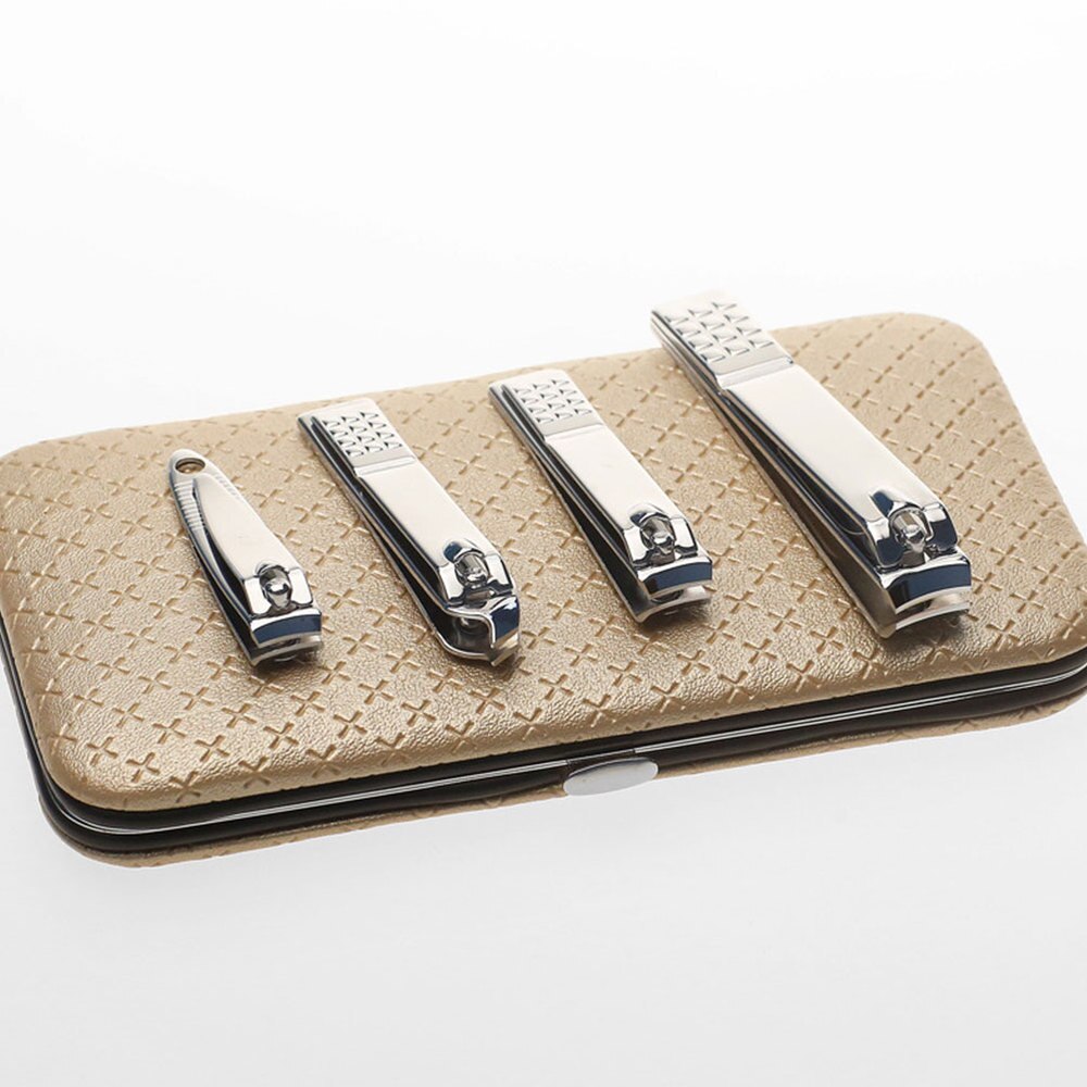 1 ensemble d'outils de manucure dissolvant de peau morte coupe-ongles pinces à cuticules tondeuse à cuticules pour homme femme Home Shop (Kh