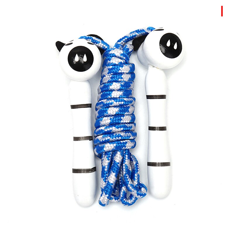 Animals Rope 1.98M/2.18M Lovely Cartoon Wood Handle Kids Children Skipping Jump Rope Sport Exercise Tool