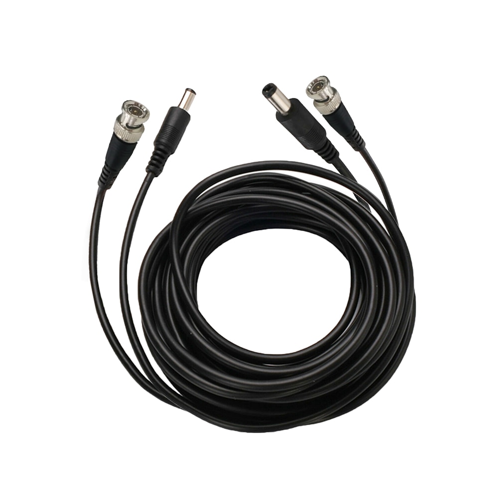18M / 30M / 50 BNC Video Power Siamese Cable for ANRAN AHD security camera Analog HD CCTV DVR Kit 5.5mm x 2.1mm standard cable