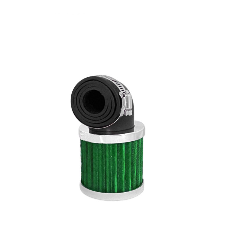 28–48 mm Universal--Motorrad 90 ° Biege Luft Aufnahme Filter Reiniger Schmutz Fahrrad BobberChopper Cafe Rennfahrer alt Schule: Blau