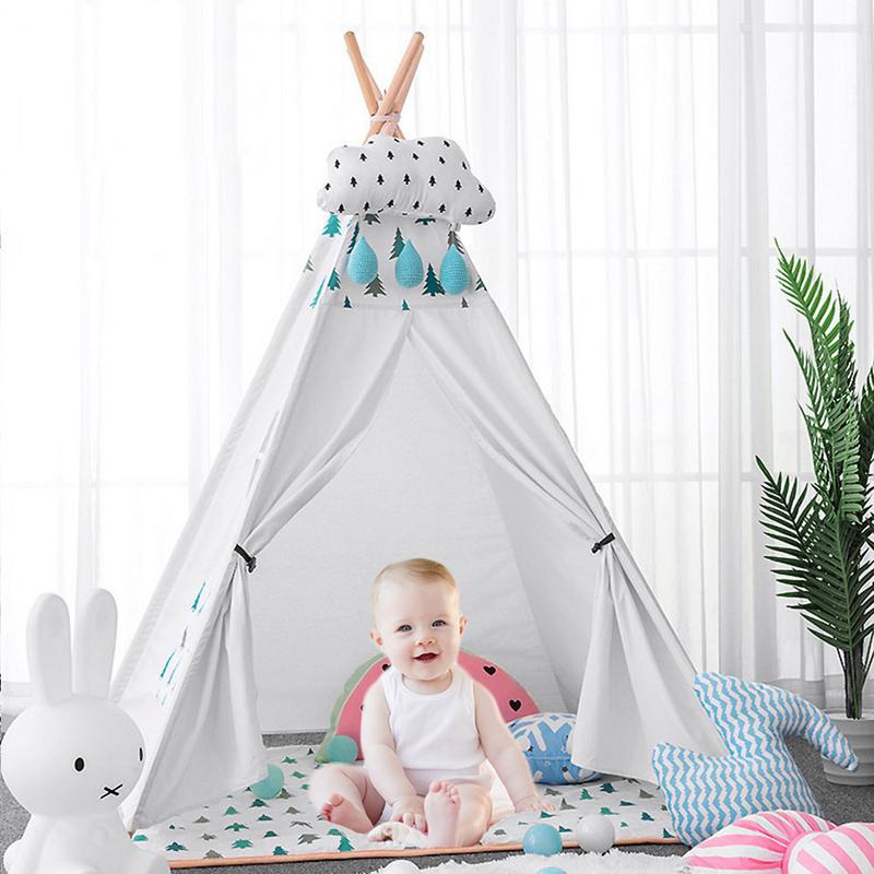 Speelgoed Tenten Kinderen Speelhuis Prinses Kasteel Tent Draagbare Opvouwbare Indian Tent Kids Indoor Outdoor Activiteit Levert
