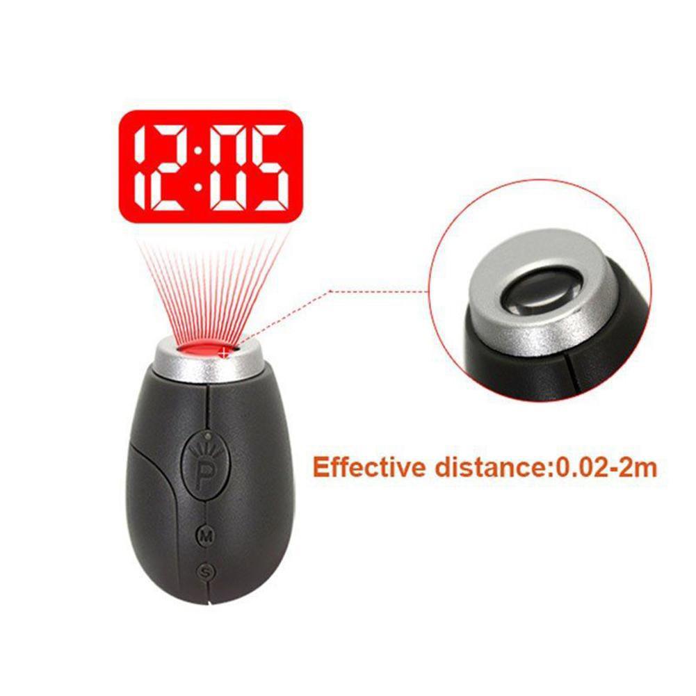 Portable Mini LED Digital Time Projection Clock for Kids Bedroom