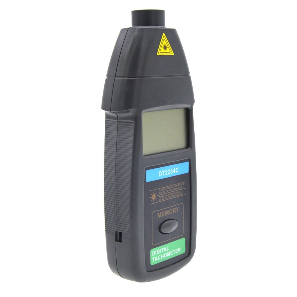 Tacómetro LCD Digital de mano, herramienta de medición de velocidad y Contador de RPM