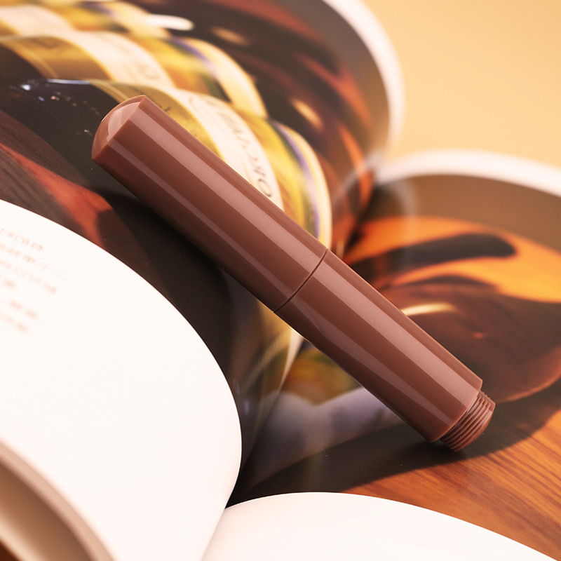 MAJOHN Ostatni Rzemieślnik Maruka Drugiej Generacji Przezroczysty Piórnik Gwieździste Niebo Macaron Maillard Brązowy mini Piórnik Kieszonkowy Artykuły Papiernicze: Lawenda