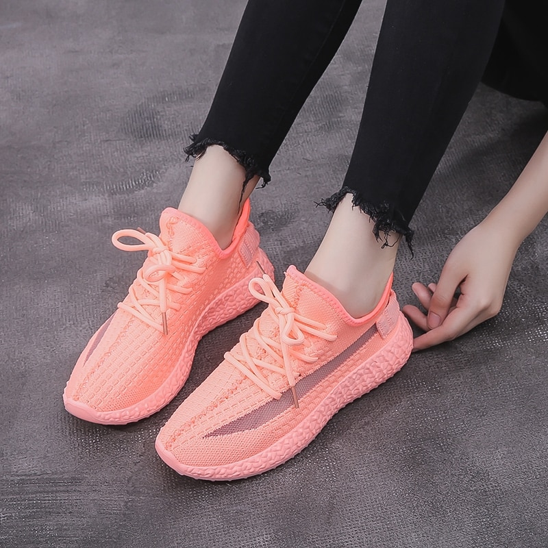 Sneakers damesko lette fritidssko kvindesko flade sko åndbare kvinder sneakers zapatillas mujer tenis feminino