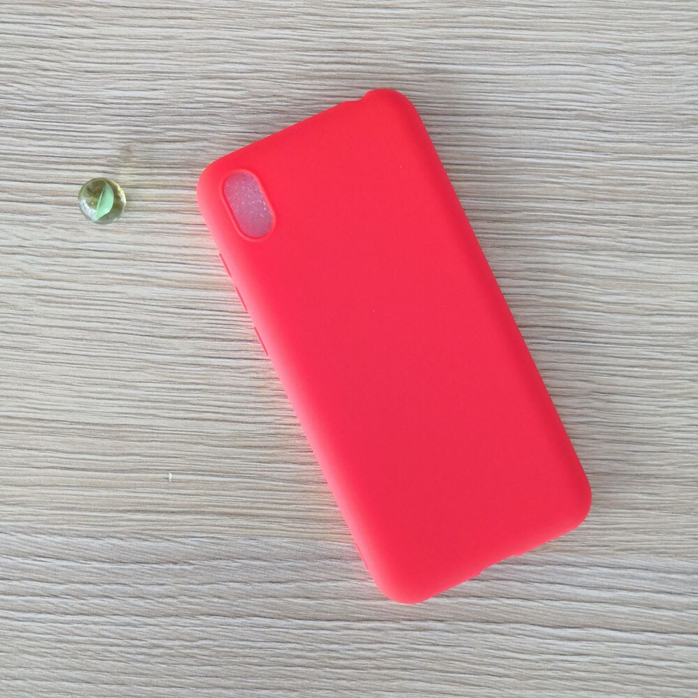 Candy color Case For Xiaomi Redmi 7A Matte Cover Redmi 7 A Silicone TPU Soft Back Cover Xiaomi Redmi 7A Case 5.45"