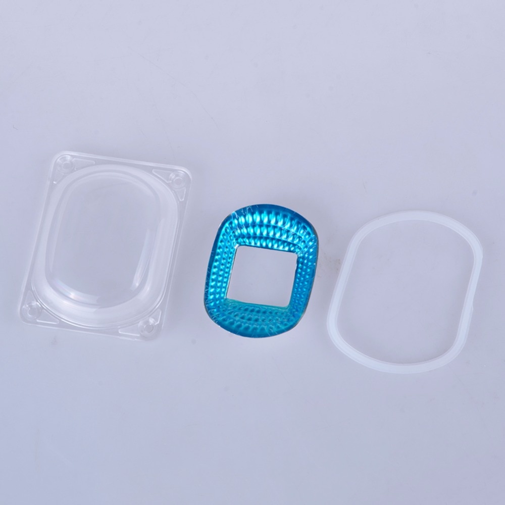 LED Lens Reflector Fireproof Lamp Covers With Waterproof Silicone Ring Apply to COB LED Chip Matrix Floodlight Searchlight