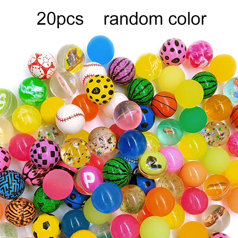 Bouncing ball rubber children's elastic balls toy bouncy balls float ball indoor outdoor fun entertainment games for children tmz: Gray