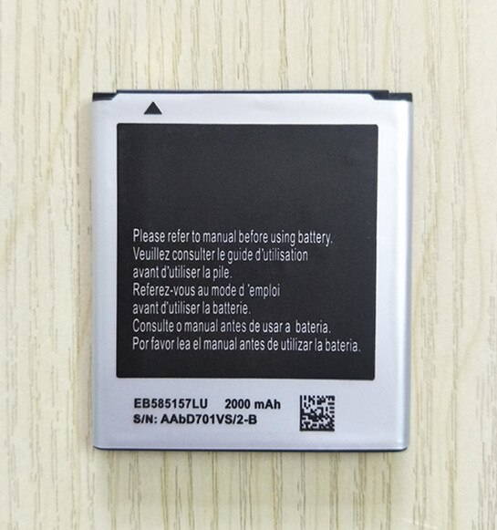 AZK Remplacement Batterie EB585157LU pour Samsung GALAXY Beam i8530 i8558 i8550 i8552 i869 i437 G3589 Core 2 G355 G355H Gagner 2000mAh