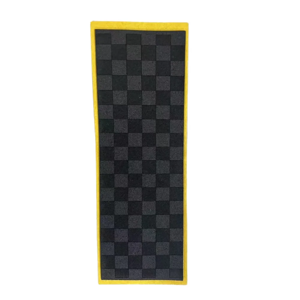 Toets Foam Grip Tapes Voor Vinger SkateBoard Antislip Houten Toets Dek Plakband Stickers Zwarte Mat 38mmX110mm: Licht Geel