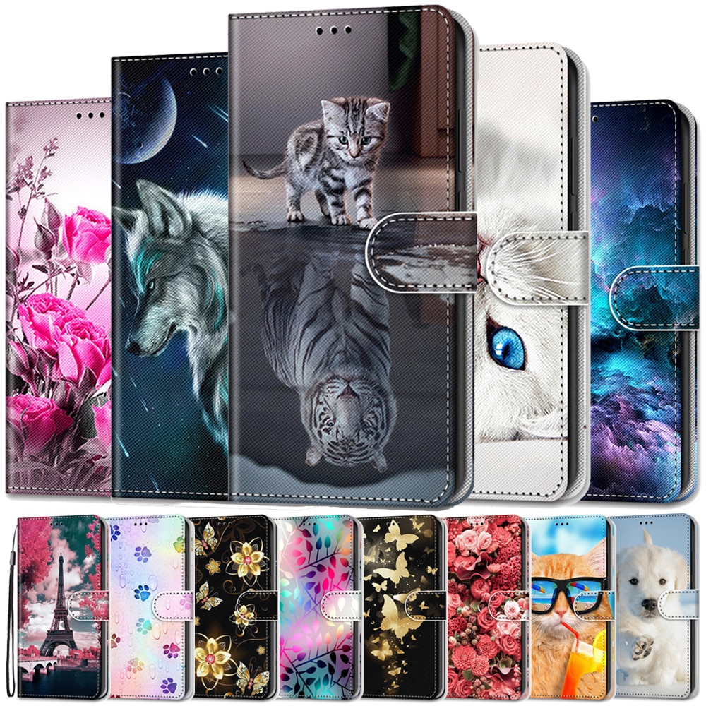 Luxury Leather Phone Case For Meizu X8 Flip Case Wallet Cover For Meizu X8 X 8 Case Stand Protective Magnetic Card Slot Holder