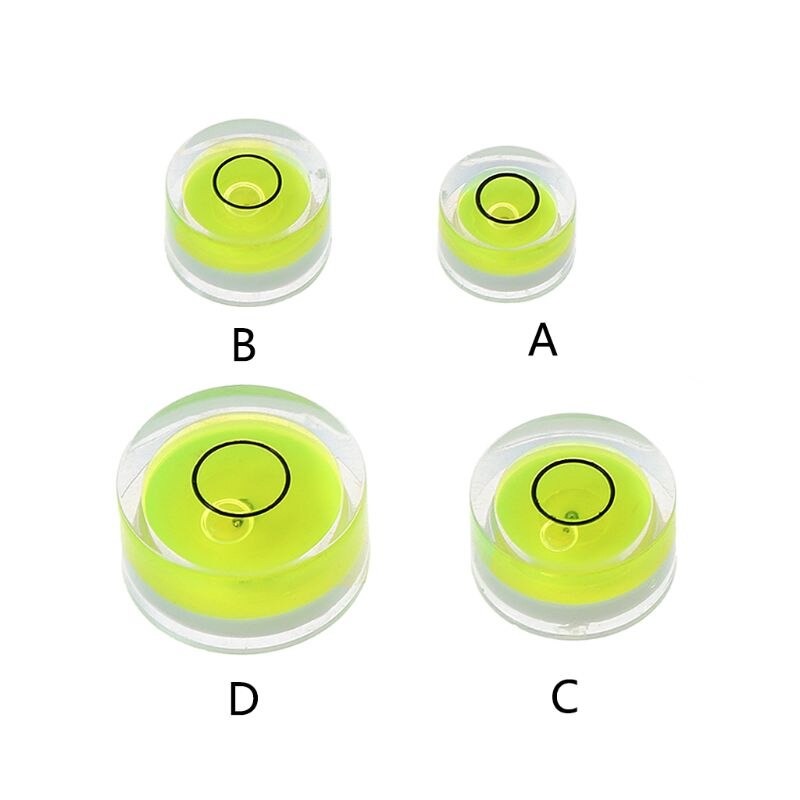 5 pièces niveau à bulle rond Mini niveau à bulle Bullseye niveau Instrument de mesure niveau à bulle