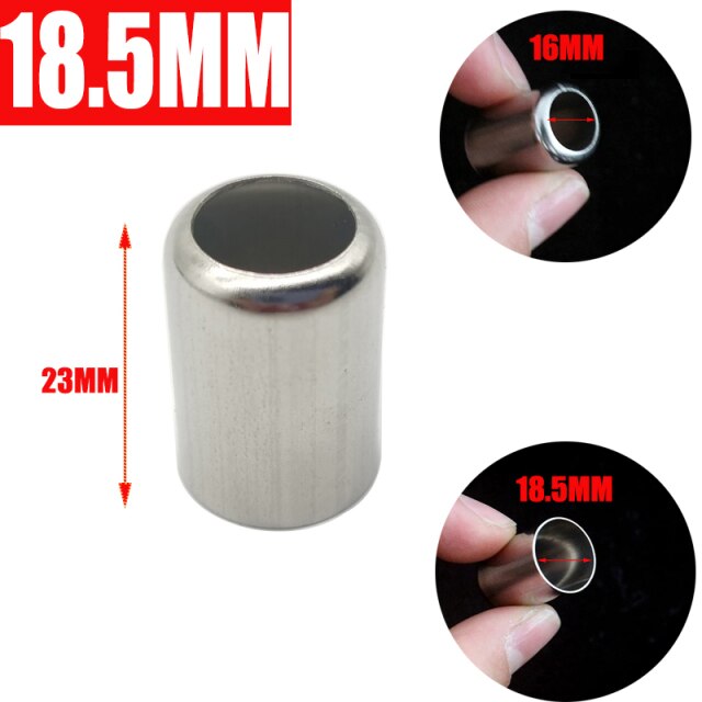 50pz-pacchetto strumenti di crimpatura per tubi flessibili ad alta pressione connettore di scarico per tubi in acciaio inossidabile raccordo per tubi da 11.5MM -18MM: 18.5mm / 30pezzi