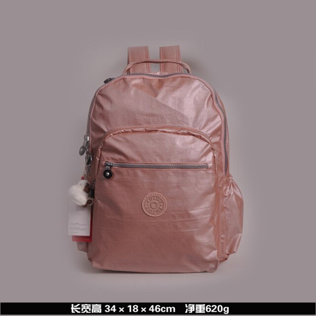 Mochila de nailon con de Mono para mujer, bolso de hombro de colegio, de viaje, Original, 100%