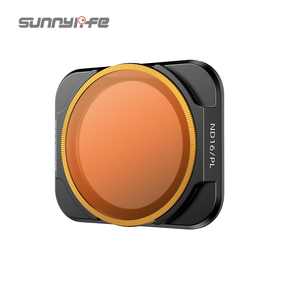 Sunnylife Lens Filters For DJI Mavic Air 2S Glass Lens Filter Set CPL/ND/PL16/32 ND Angle Adjustable For DJI Drone Accessories: ND16 PL filter