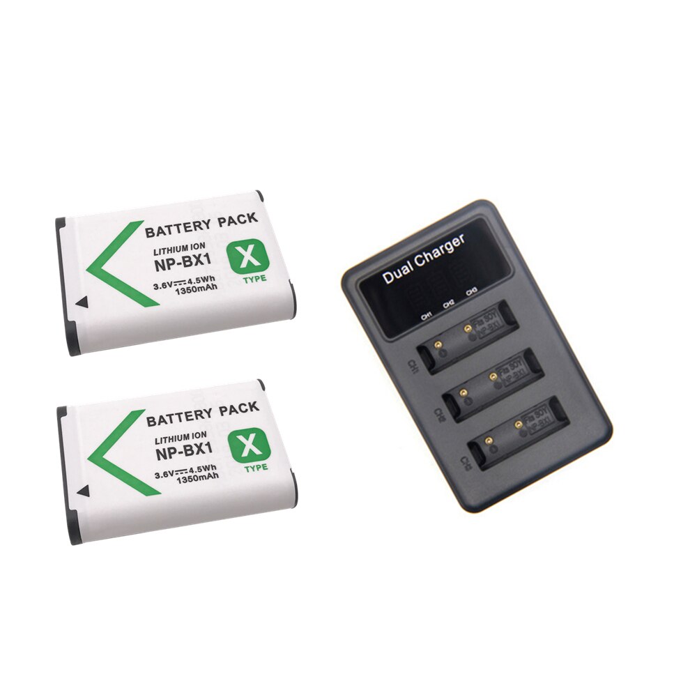 3.6v 1350 mah np -bx1 np bx1 batteri til sony dsc  rx1 rx100 m3 m2 rx1r gwp 88 pj240e som15 wx350 wx300 hx300 hx400: Grønn