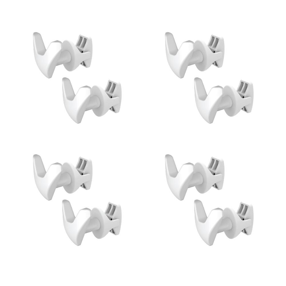 4 pezzi Coppia di appendini "Vip" per radiatori scaldasalviette. Innovativo porta asciugamani, lo monti in 30 sec. (senza fori sulle piastrelle, niente colla necessaria)