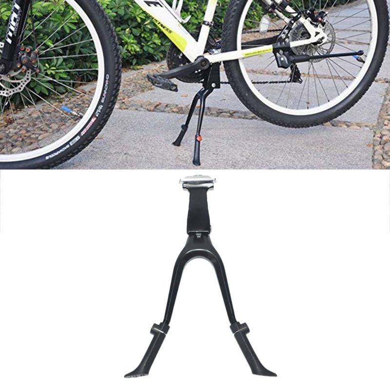 Fiets Kickstand Dubbele Been Fiets Opvouwbare Verstelbare Center Mount Mount Fiets Stand Past 26 "En Boven Voor Fiets Road fiets