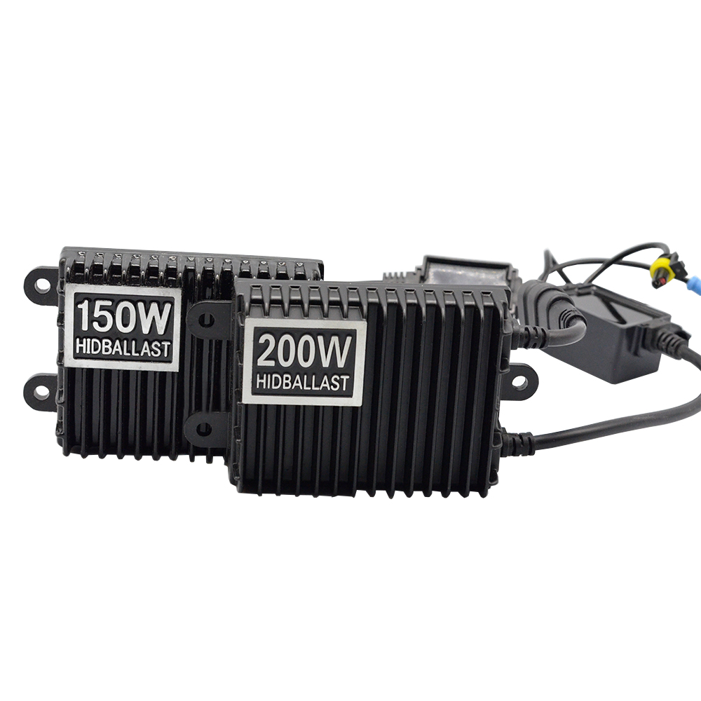 Balastro de Xenón HID, 1 unidad de 75W, 100W, 150W, 200W, H1, H3, H7, H8, H9, H11, 9005, HB3, 9006, HB4, Kits de xenón, accesorios para coche más brillantes
