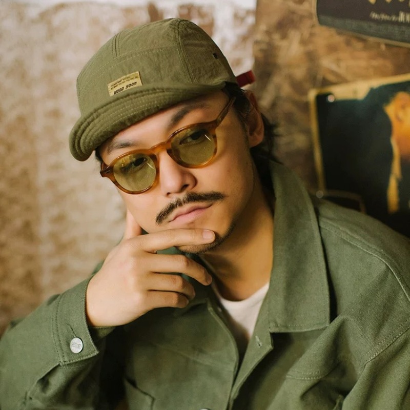 Japanese 5 Panel Quick-drying Breathable Short Brim Baseball Cap Men Women Face Small Soft Top Hip-hop Cap Women Soft Brim Hat