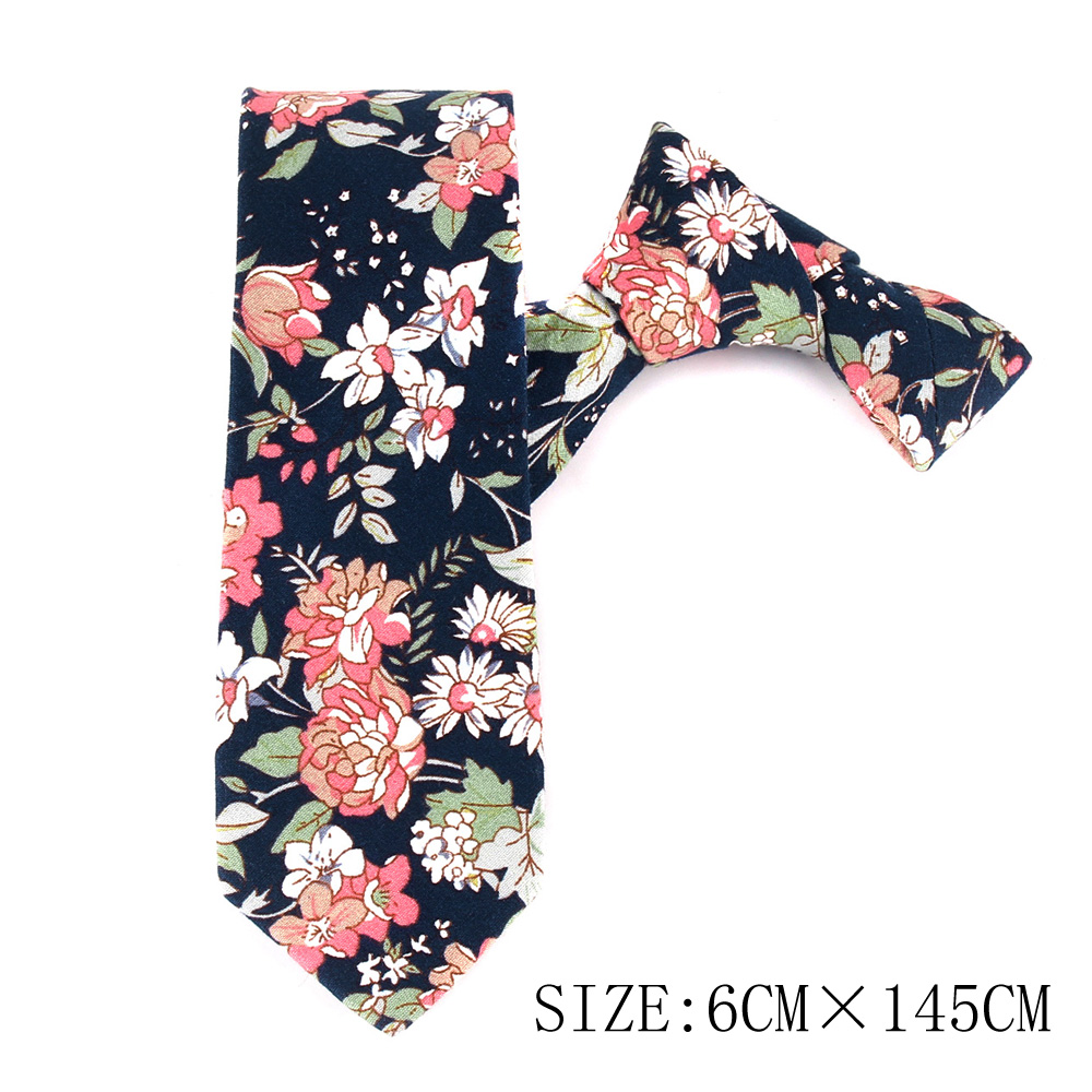 Print Skinny Neck Ties For Men Women Slim Cotton Tie For Boys Girls Suits Ties For Wedding Party Men's Necktie Gravatas