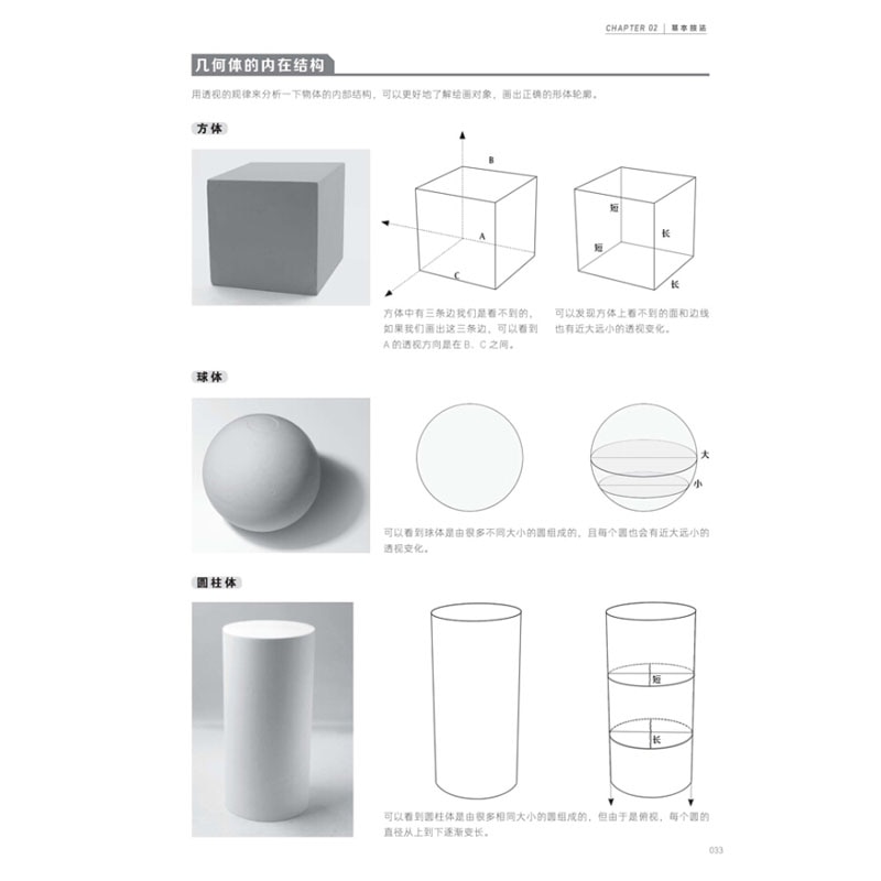 Introduction to zero basic sketch Geometric Pencil Painting Drawing Art Book