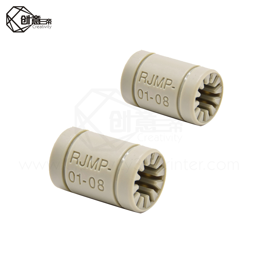 2pcs LM8UU 8 mm Linear Ball VS RJ4JP RJMP01 08 Drylin RJ4JP-01-08 Plastic Bearing Bushing For i3 3D Printer