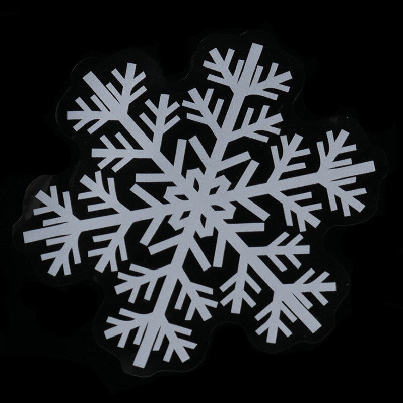 27 stk / sæt jul snefnug vindue klistermærker genanvendelig vinter børneværelse dekorationer mærkater år væg klistermærker indretning
