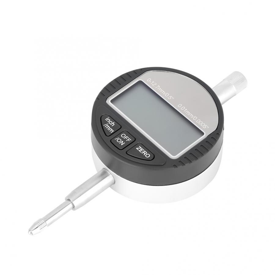 Digital Probe Indicator Gauge 0-12.7mm/0.5'' Clock DTI 0.01mm/0.0005'' Test Digital Dial Indicator