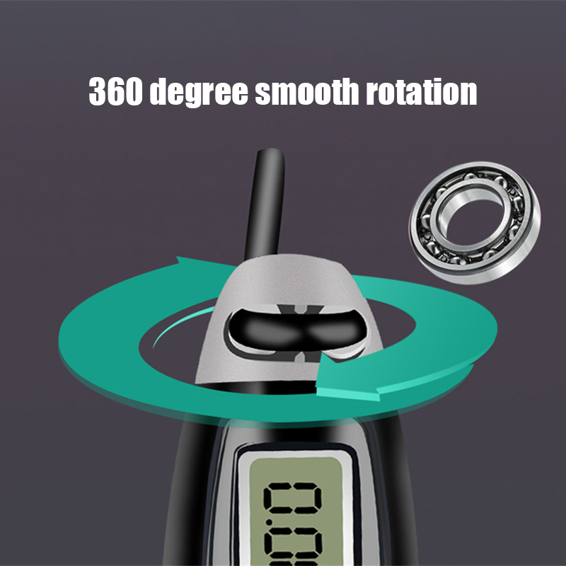 Electronic Skipping Rope Set Cordless Skipping Smart Jump Rope LCD Screen Counting Speed Counter Fitness Exercise Body Building