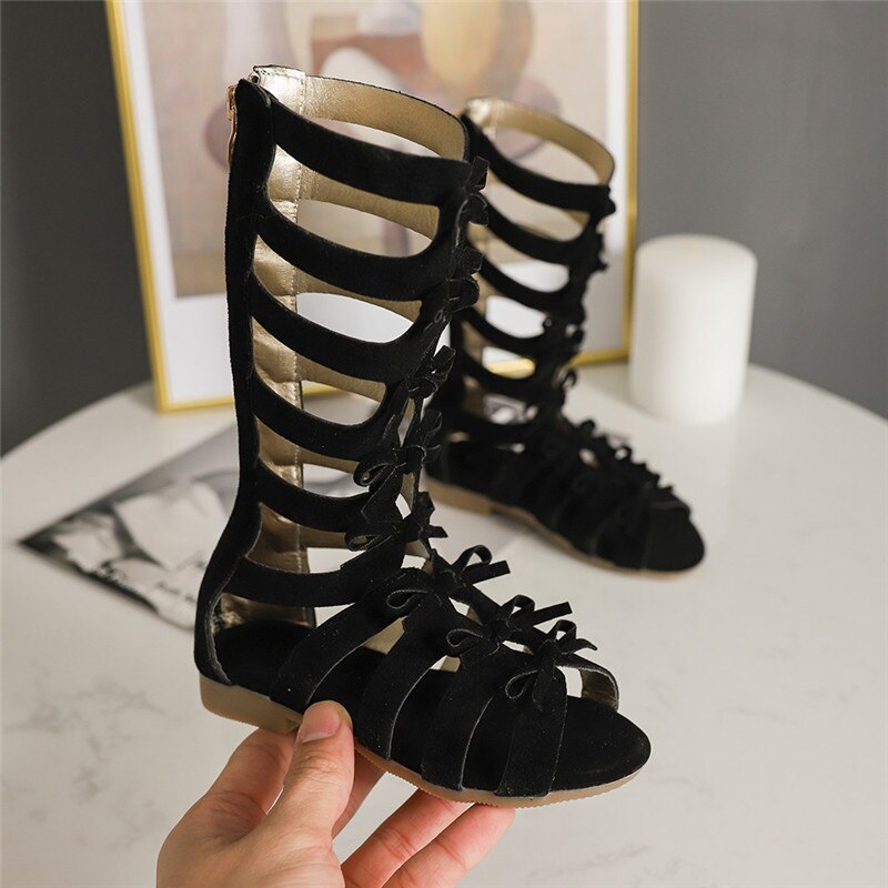 summer Roman boots High-top girls sandals kids gladiator sandals toddler child sandals girls shoes