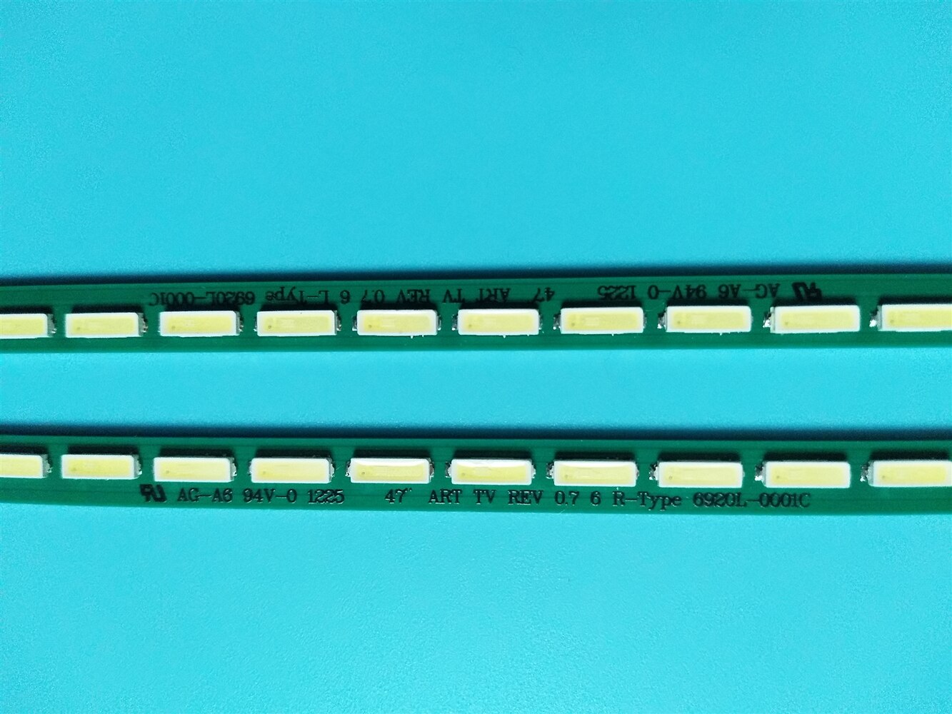 2 stücke 63 led 518mm led-hintergrundbeleuchtung streifen für  lg 47 la 6600 6922l-0071a 0029a 6916 l 1179b 6920l-0001c 47 " v13 r l  lc470 euh