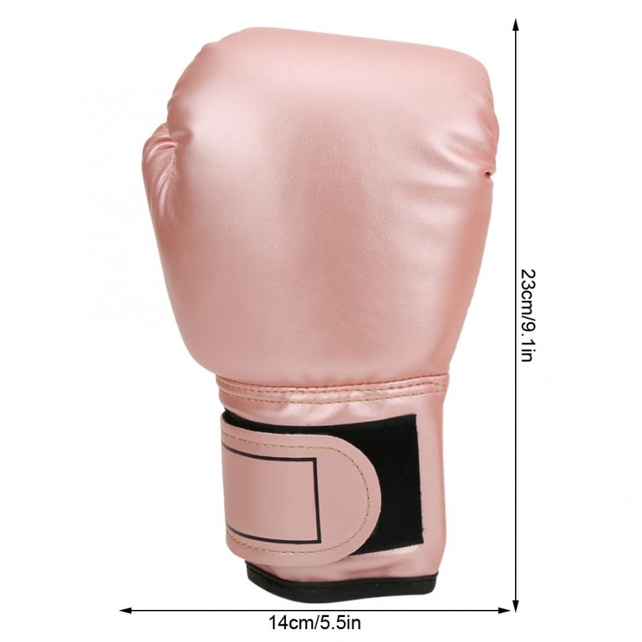 1 Pair Child Boxing Gloves Kids Training Fighting Gloves Muay Thai Sparring Punching Kickboxing Breathable PU Training Gloves